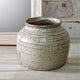 Milky Beige Ceramic Vase, 2 Size Options