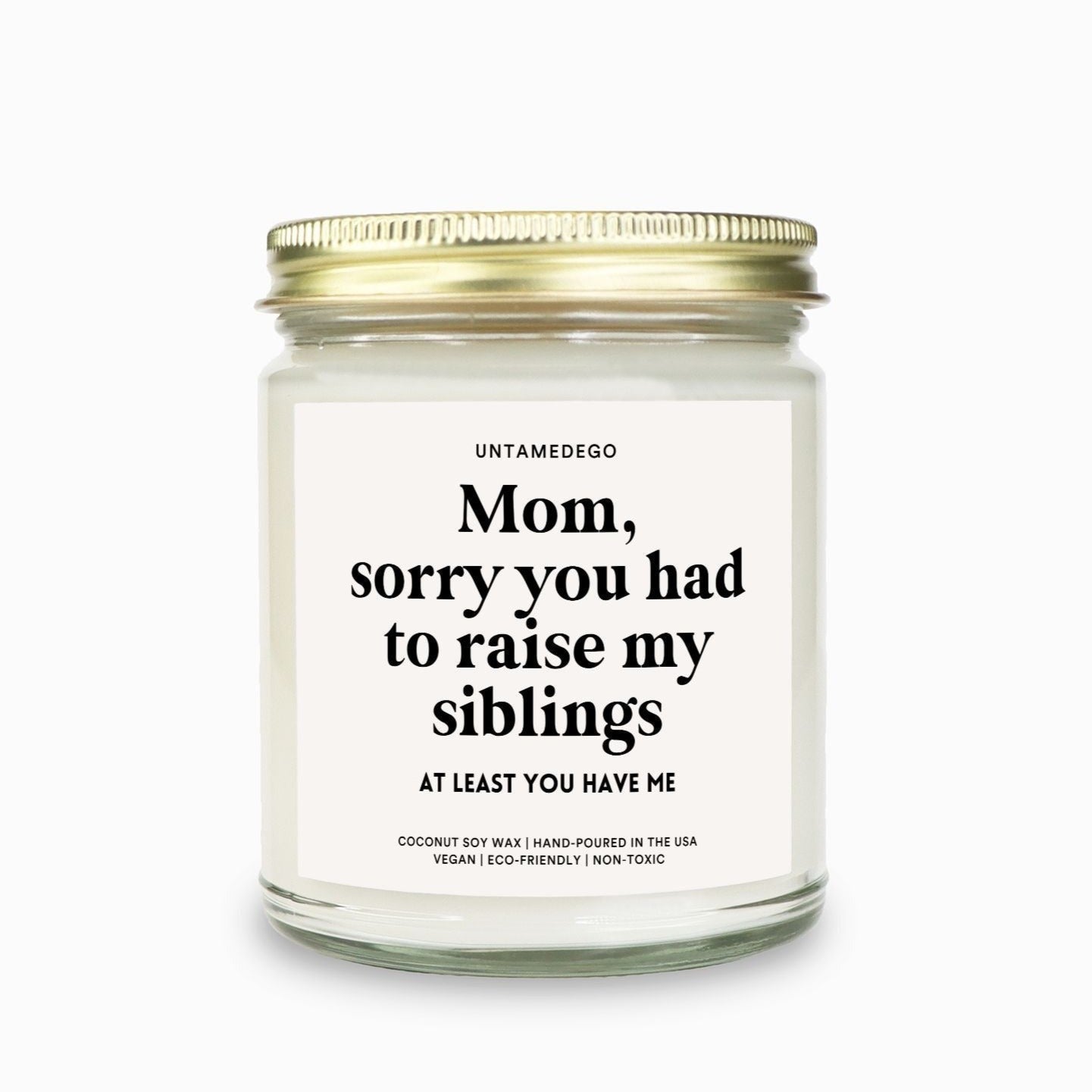 Mom Sorry You Had To Raise My Siblings Candle Main image