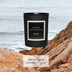 Mini Matte Black Candle Montauk
