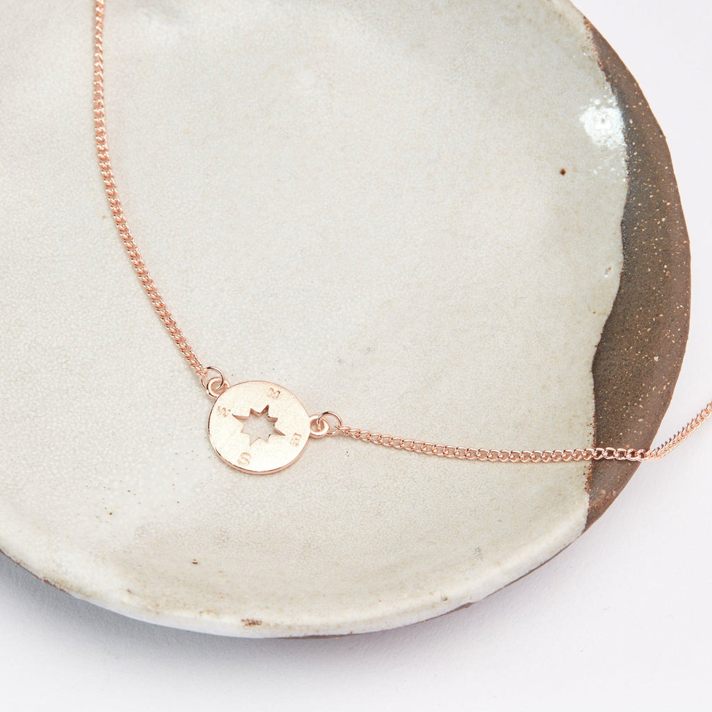 Mother's Day Gift From Husband Compass Necklace