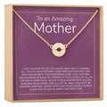 Mother's Day Gift From Husband Compass Necklace Gold