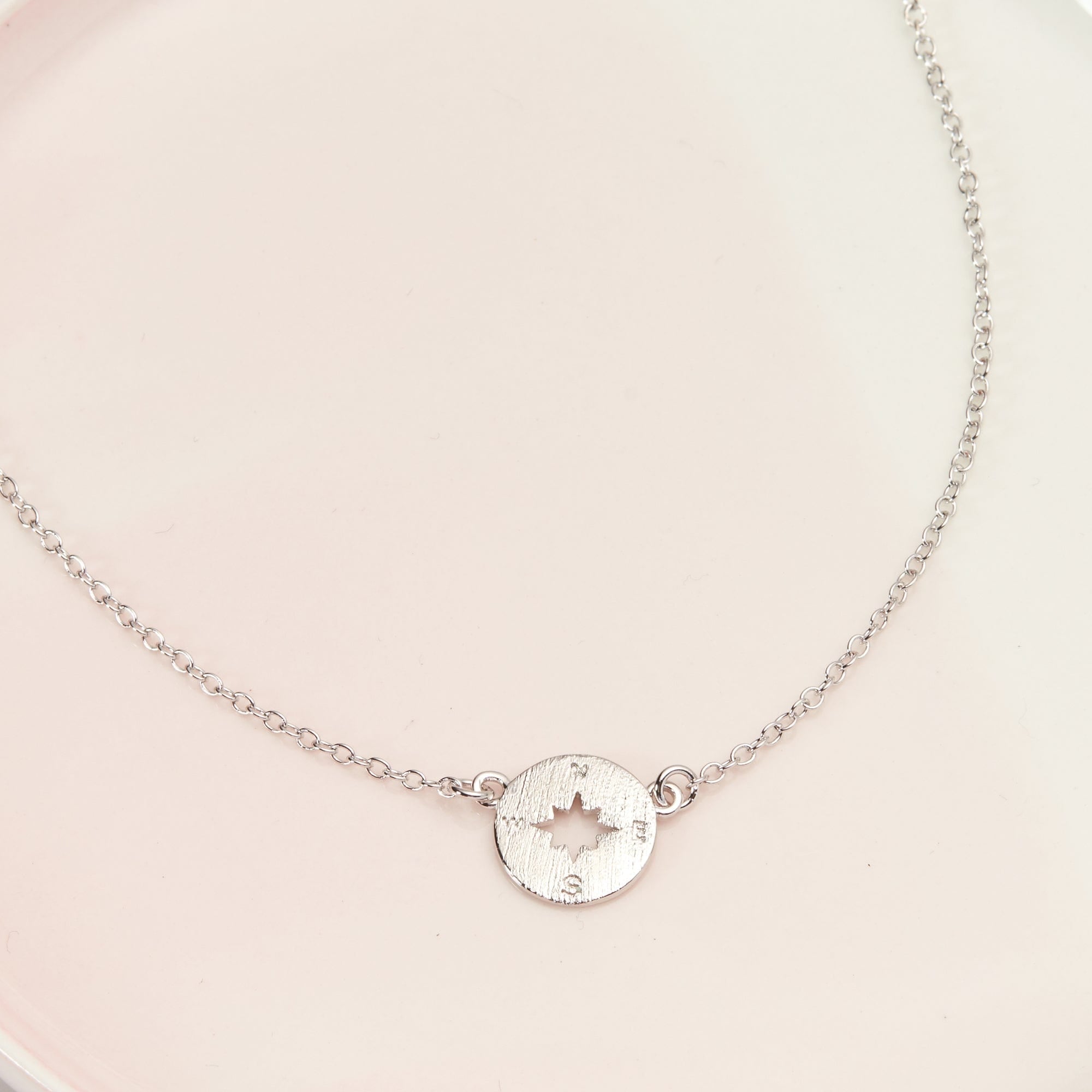 Mother's Day Gift From Husband Compass Necklace