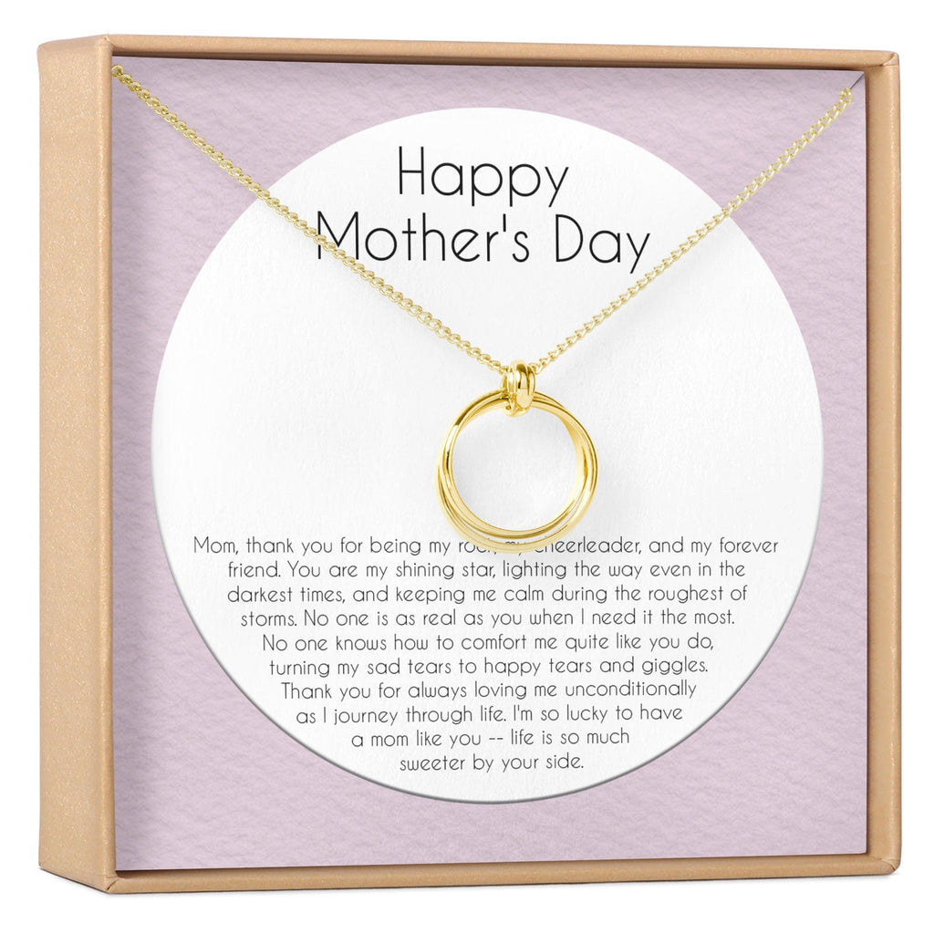 Mother's Day Necklace Gold