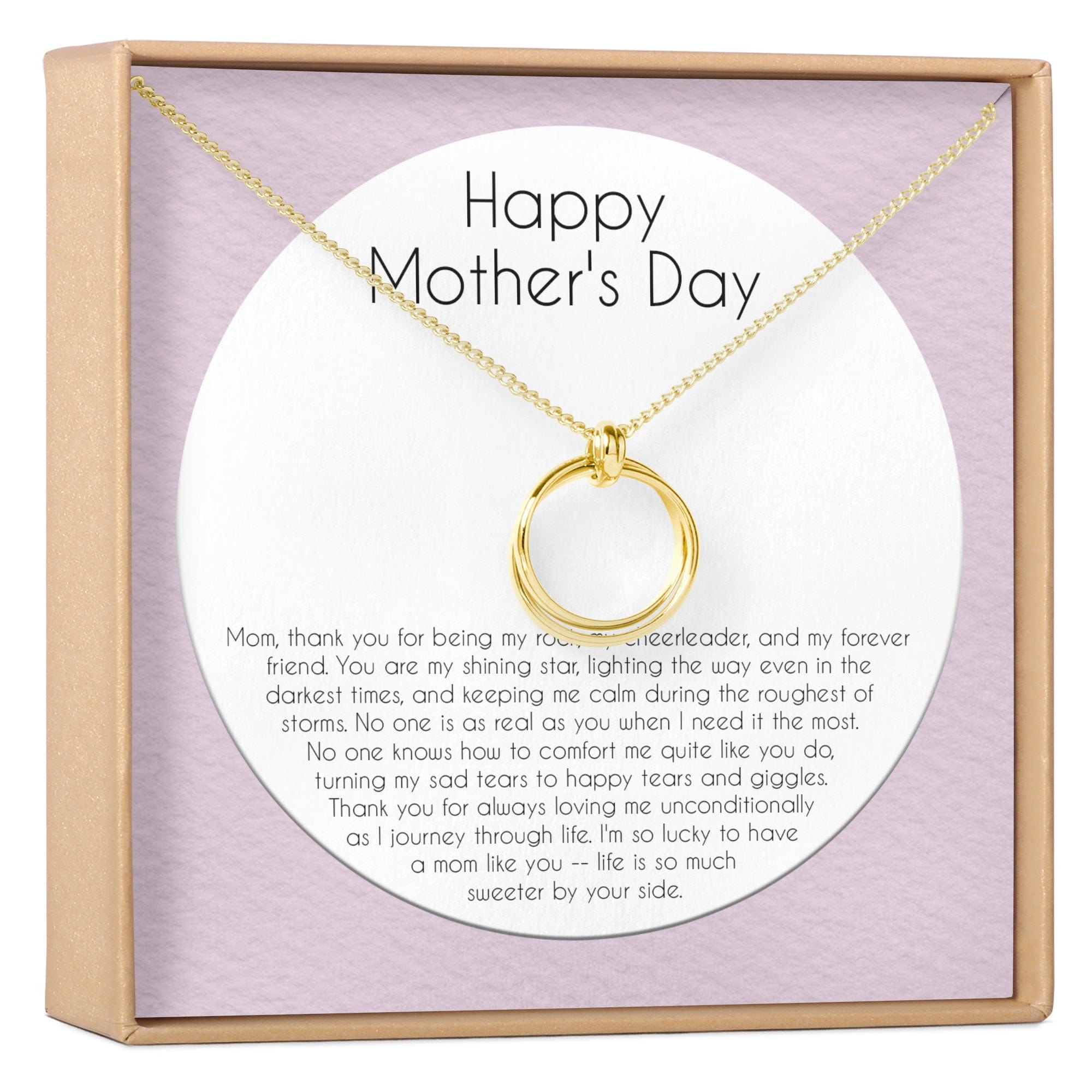 Mother's Day Necklace Gold