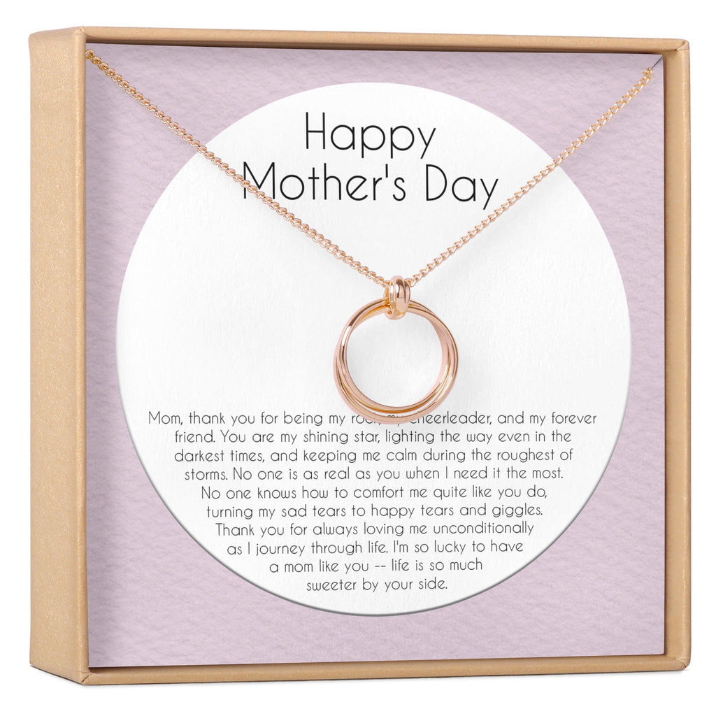 Mother's Day Necklace Rose Gold