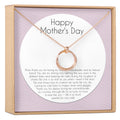 Mother's Day Necklace Rose Gold