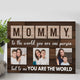 Mother's Day Sign To Me You Are The World