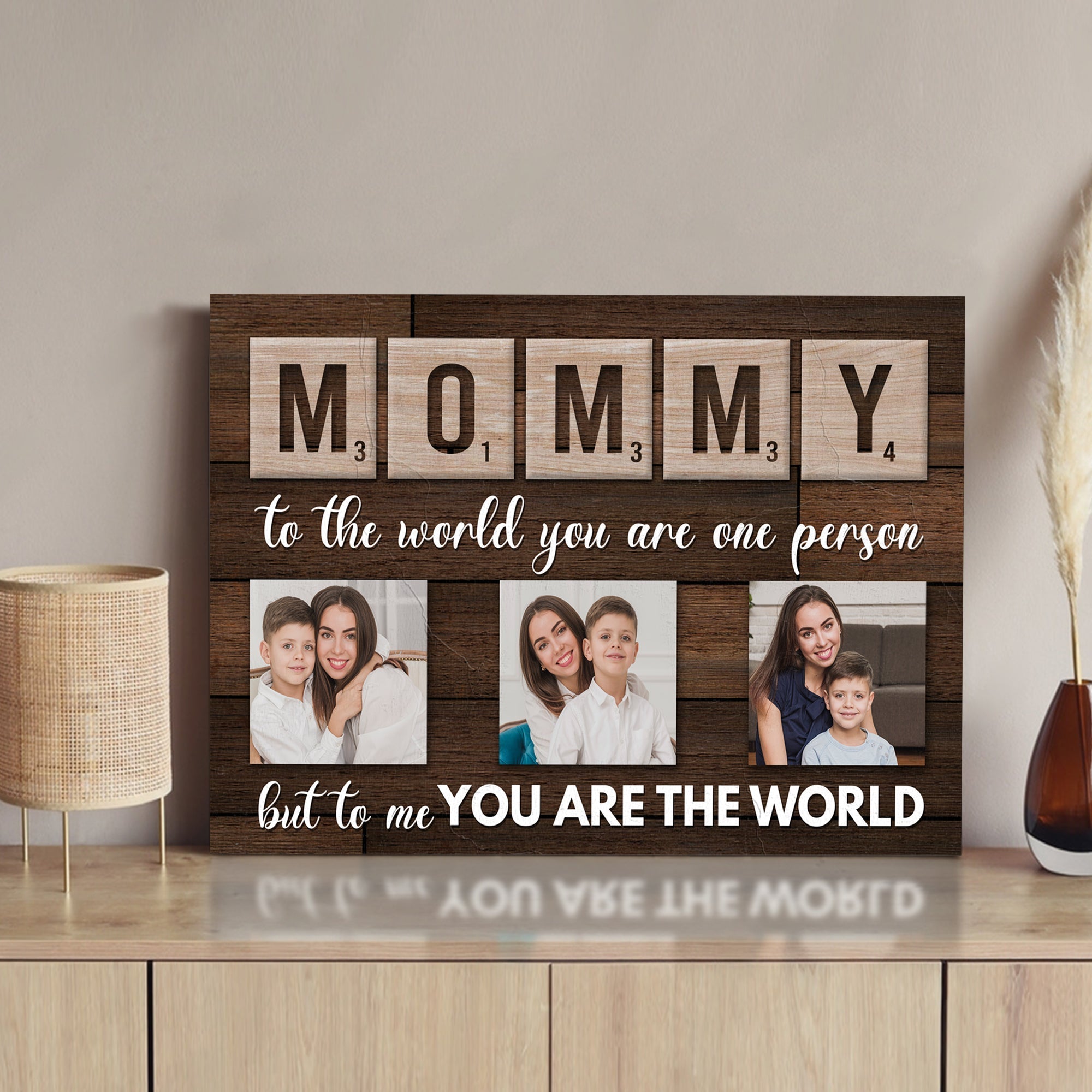 Mother's Day Sign To Me You Are The World Secondary image