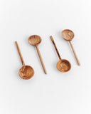 Olive Wood Coffee Spoon Set