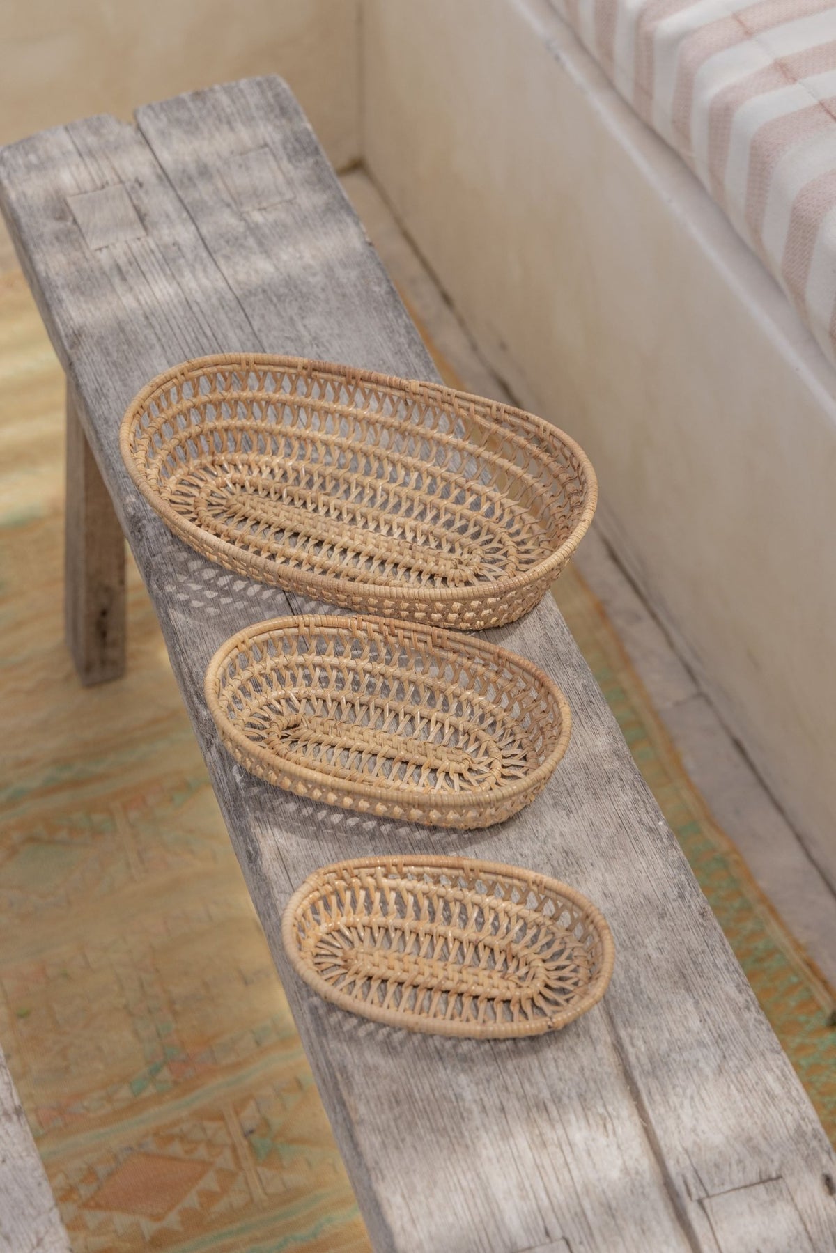 Oval Rattan Basket Set Main image