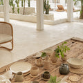 Oval Rattan Basket Set