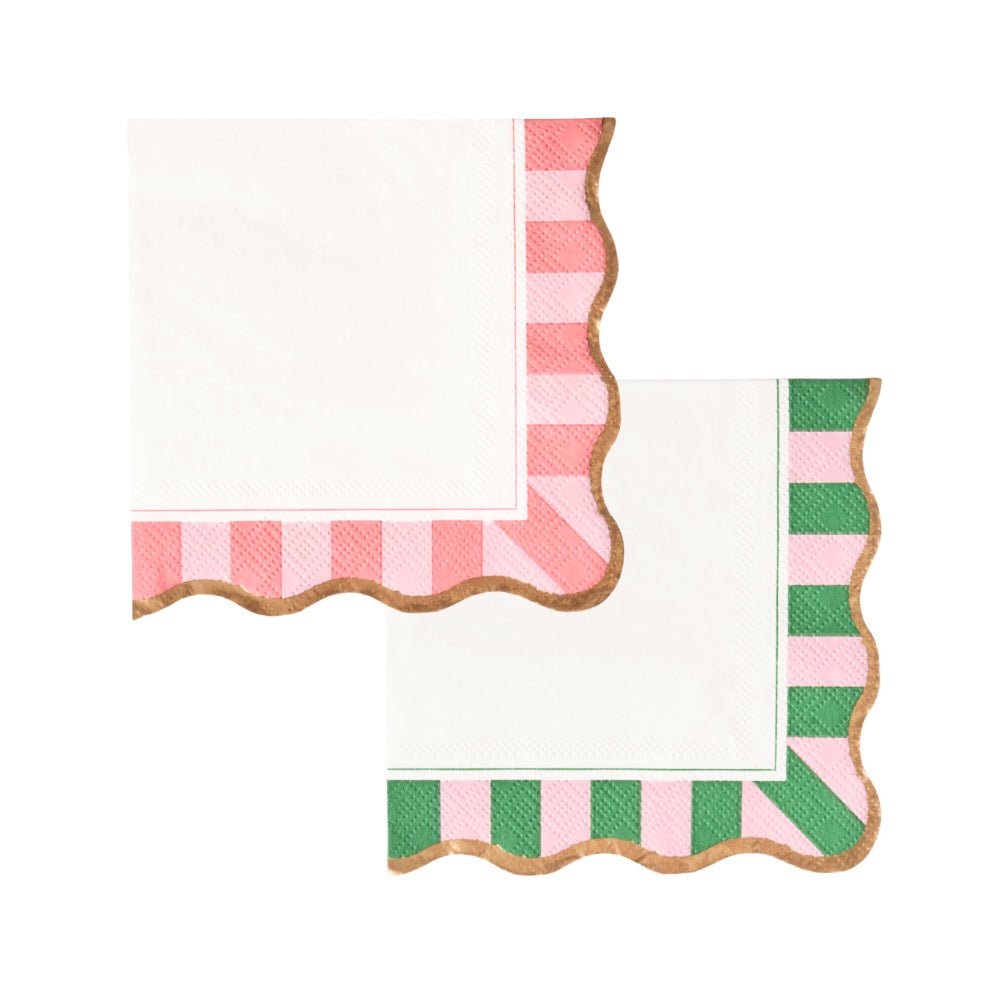 Palm Beach - Cabana Stripe Cocktail Napkins Main image