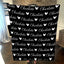 Personalized Cozy Plush Fleece blanket with Name & Hearts Black