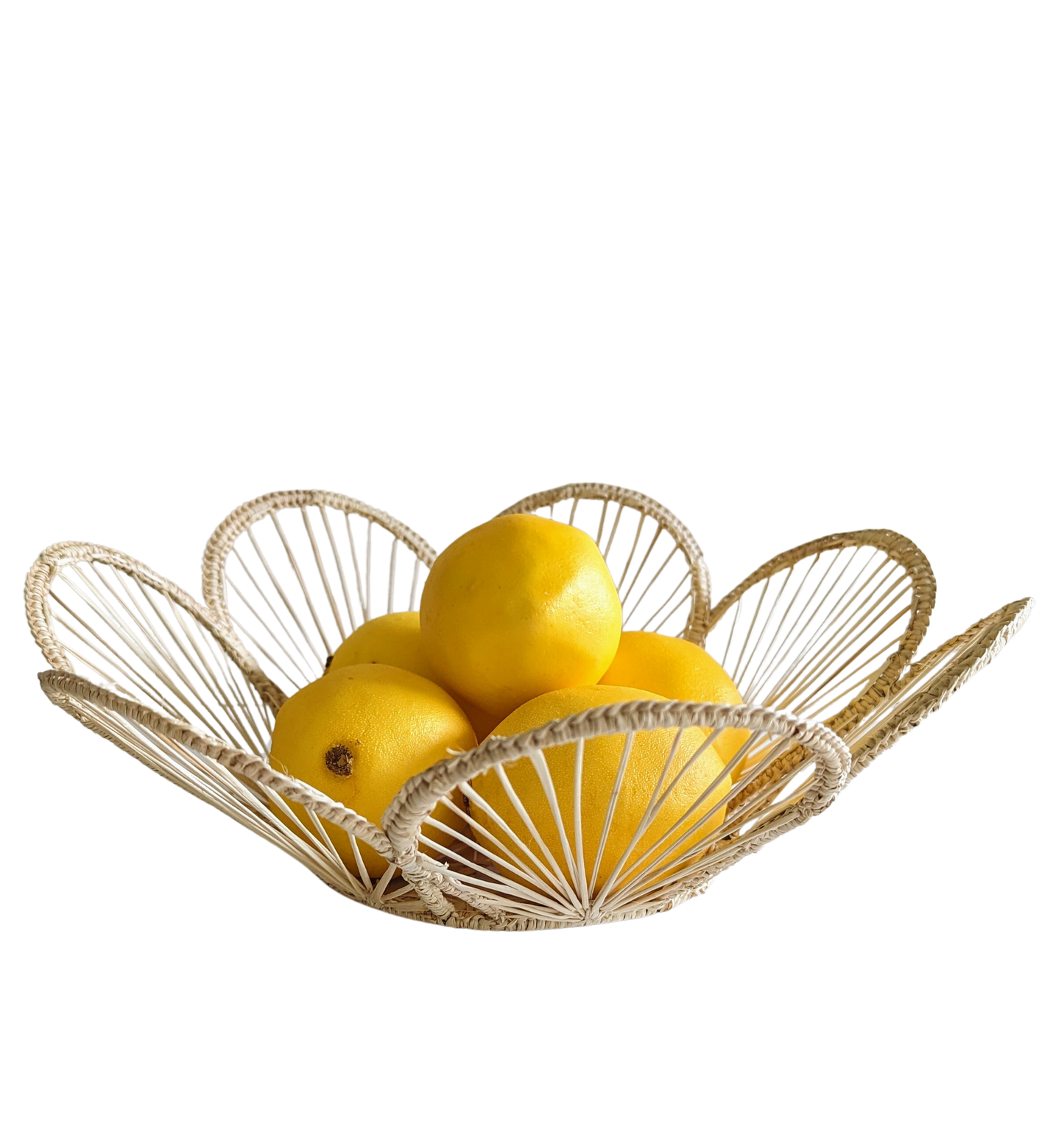 12" Scalloped Woven Bread Basket