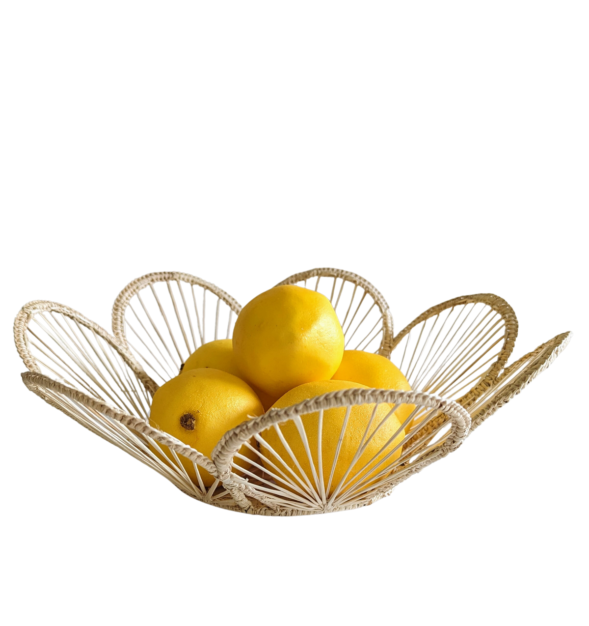 12" Scalloped Woven Bread Basket