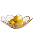 12" Scalloped Woven Bread Basket