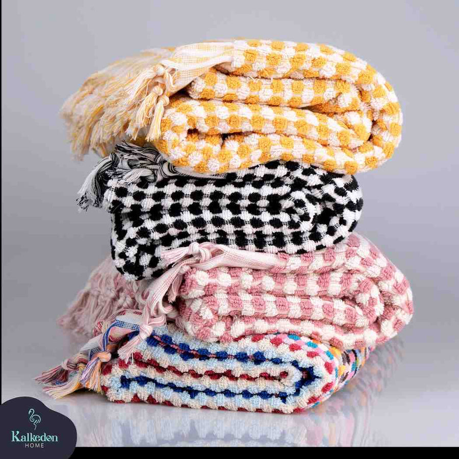 Pom Pom Bath Towel Pistachio
