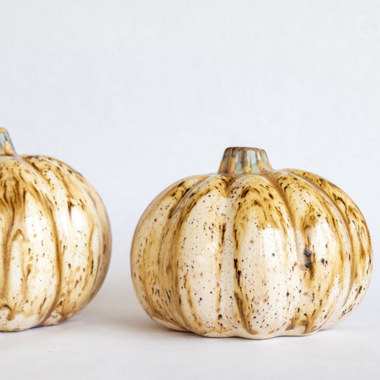 Ceramic Pumpkin Beige
