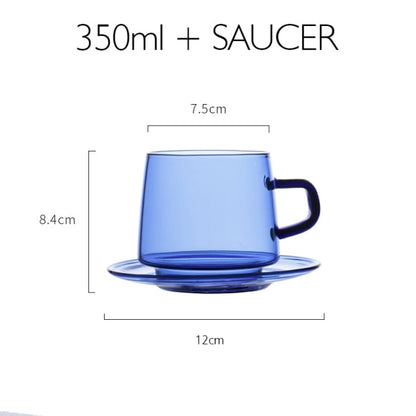 Sparti Cup BLUE W SAUCER