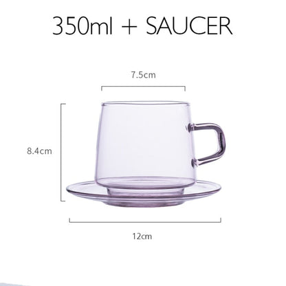 Sparti Cup PINK W SAUCER