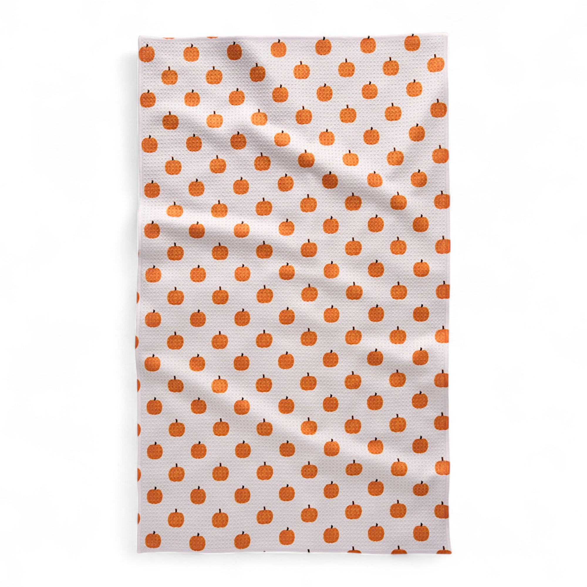 Pumpkin Patchwork Geometry Tea Towel Main image