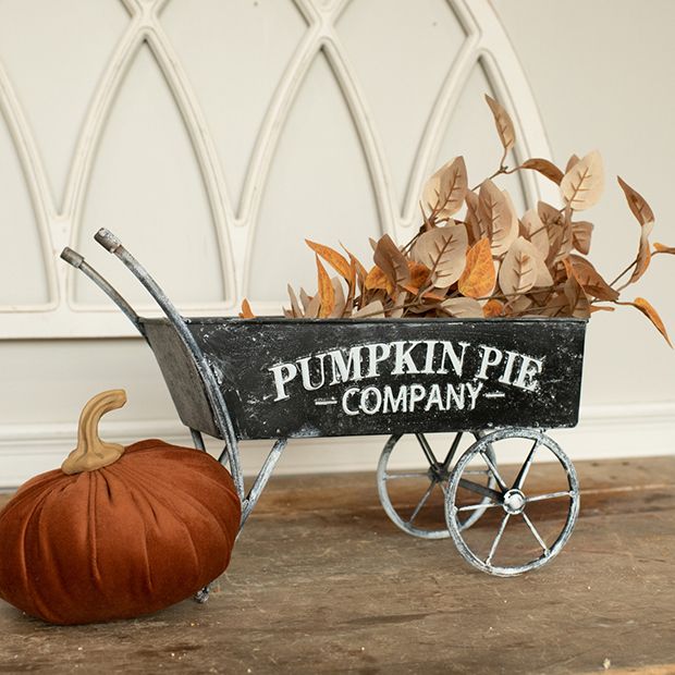 Pumpkin Pie Decorative Wheelbarrow Secondary image