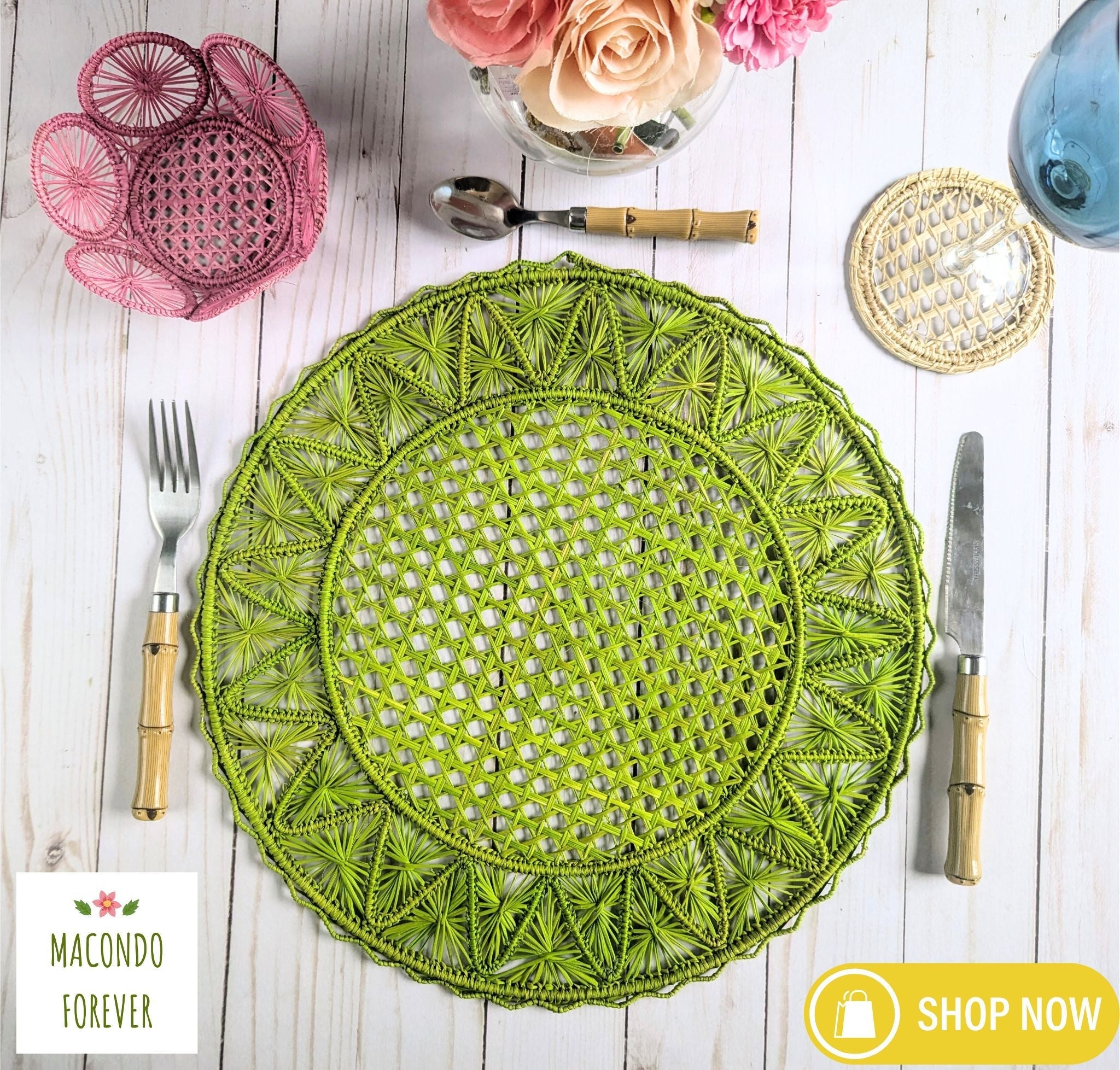Pyramid Woven Placemat Secondary image