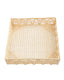 Pyramids Rectangle Handwoven Decorative Iraca Tray
