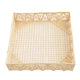 Pyramids Rectangle Handwoven Decorative Iraca Tray