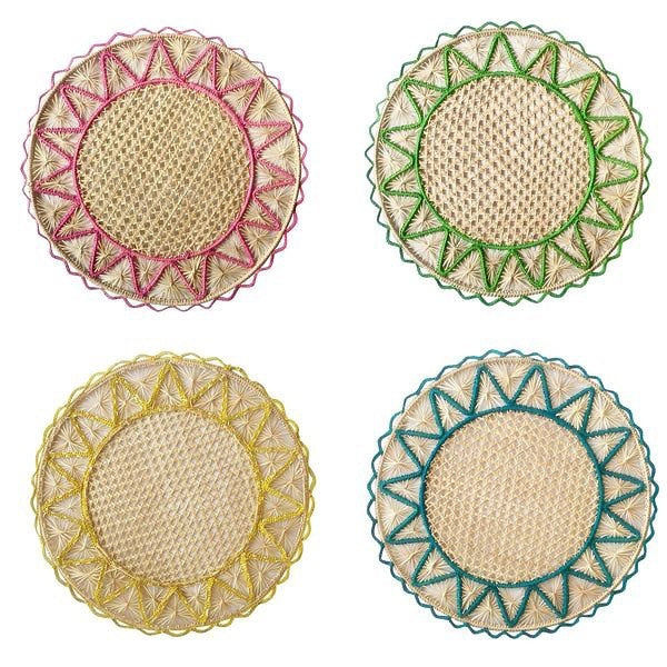 Pyramid Woven Placemat Accented Borders