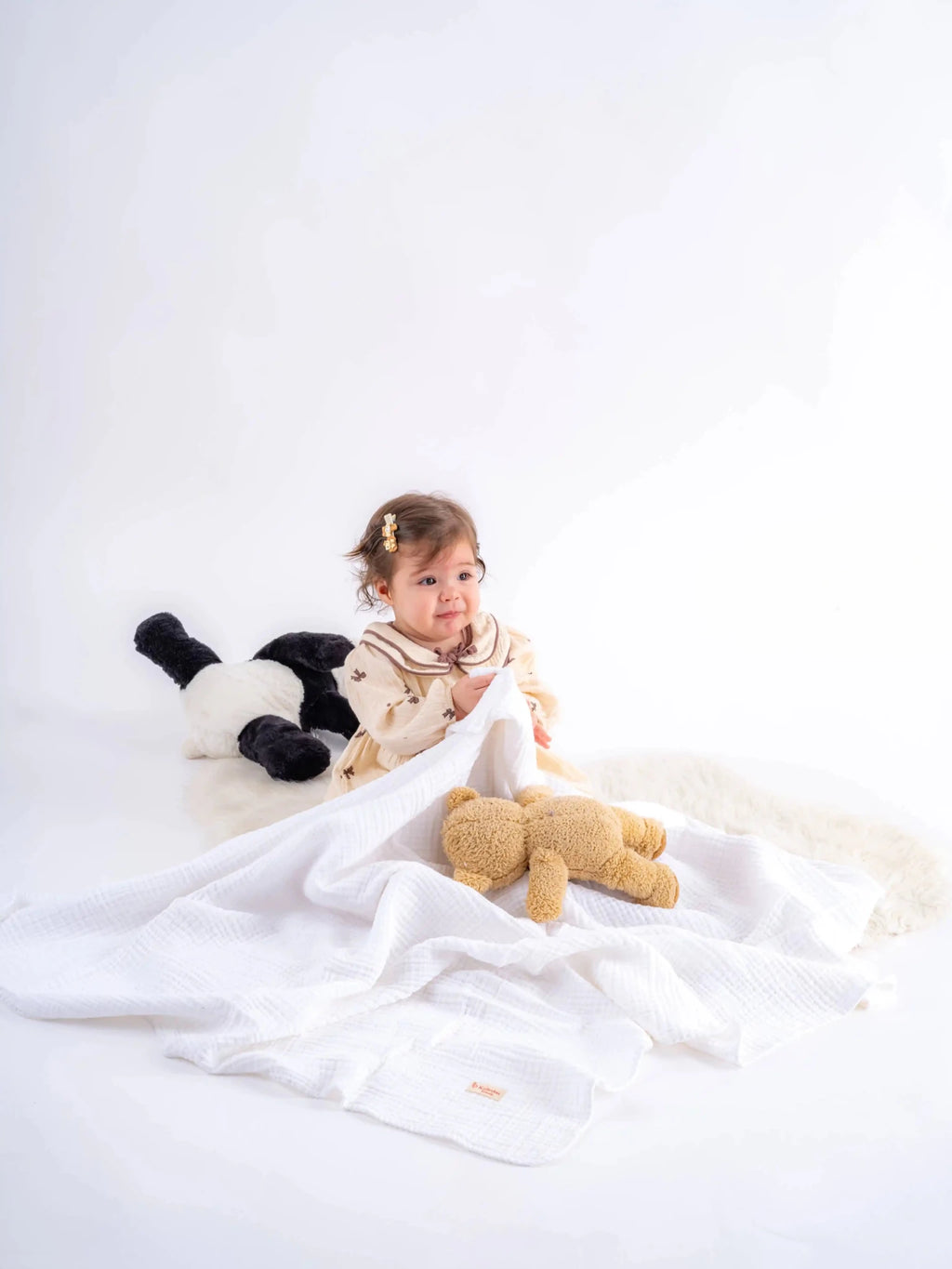 Quilted 4 Layers Muslin Blanket