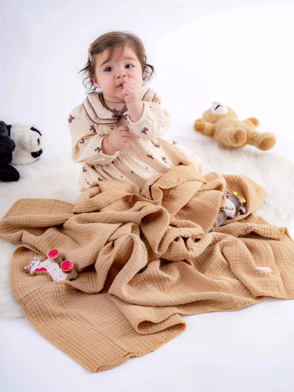 Quilted 4 Layers Muslin Blanket