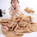 Quilted 4 Layers Muslin Blanket