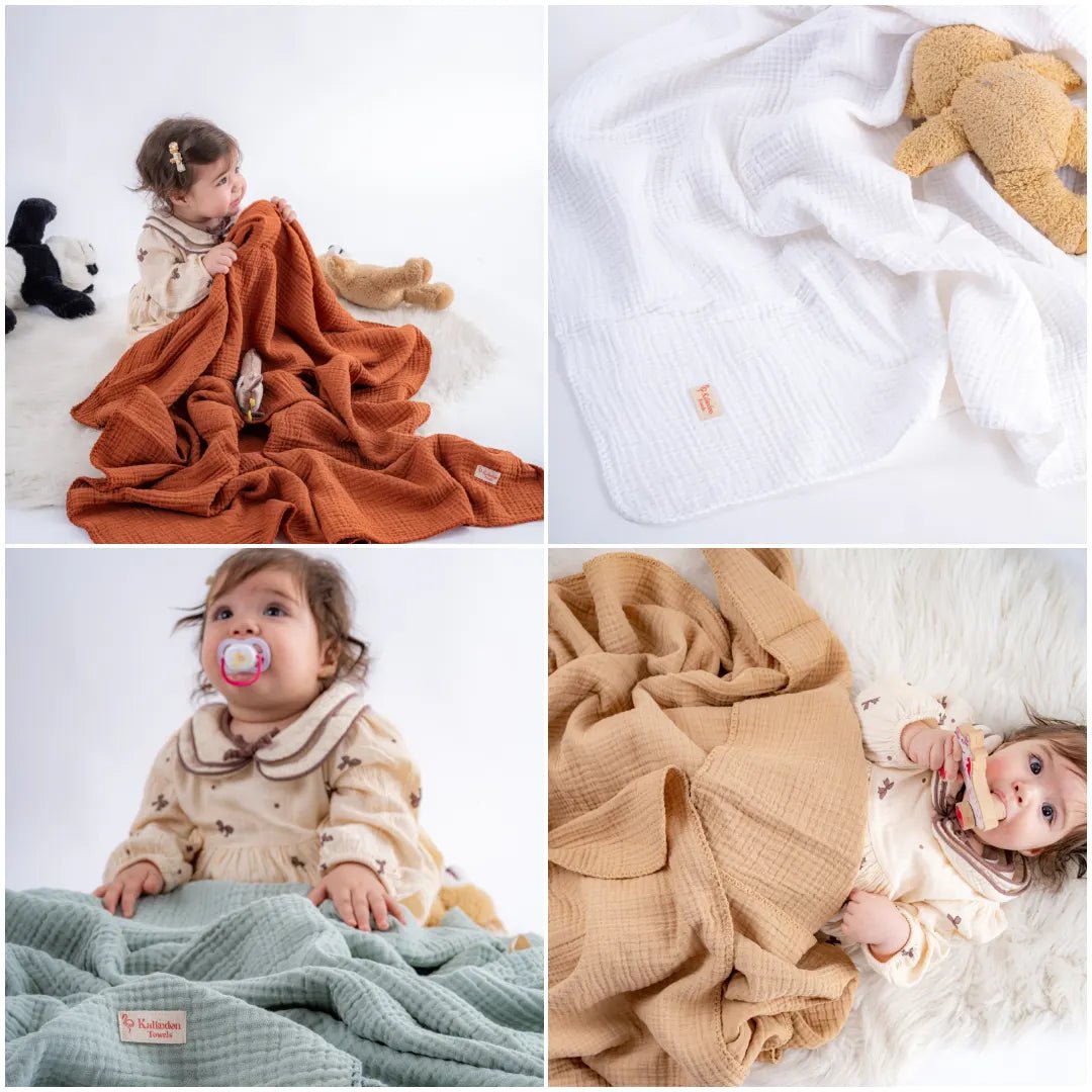 Quilted 4 Layers Muslin Blanket Secondary image