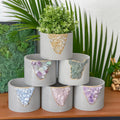 6 inch Rose Quartz Planter