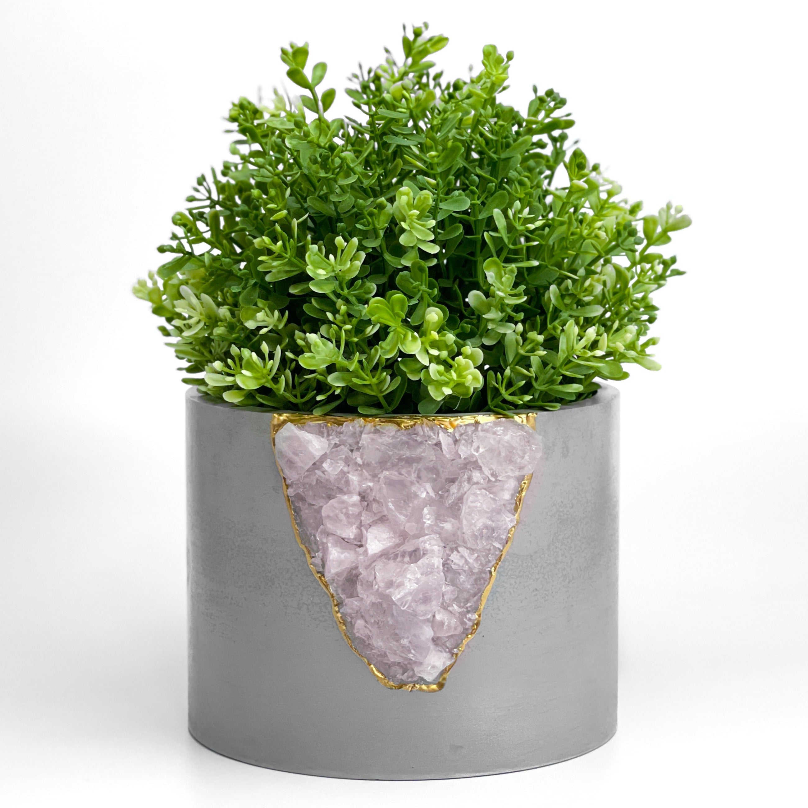6 inch Rose Quartz Planter Main image