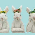 Floral Easter Bunny , 3 Style Options