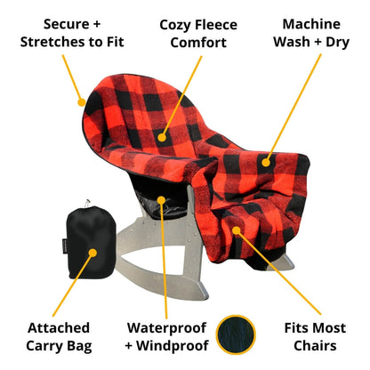 The Chair Blanket Buffalo Plaid 1 Chair Blanket - $49.95
