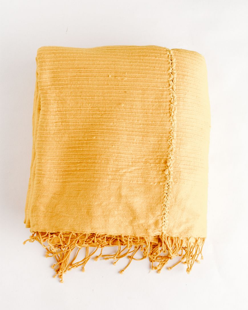 3 Panel Solid Cotton Blanket Secondary image