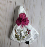 Orchid Handwoven Iraca Napkin Ring Solid Color (one solid color) Hot Pink