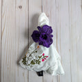Orchid Handwoven Iraca Napkin Ring Solid Color (one solid color) Purple