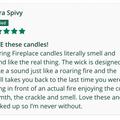 Roaring Fireplace Scented Soy Candle