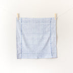 Pulled Cotton Napkins Blue Set of 4