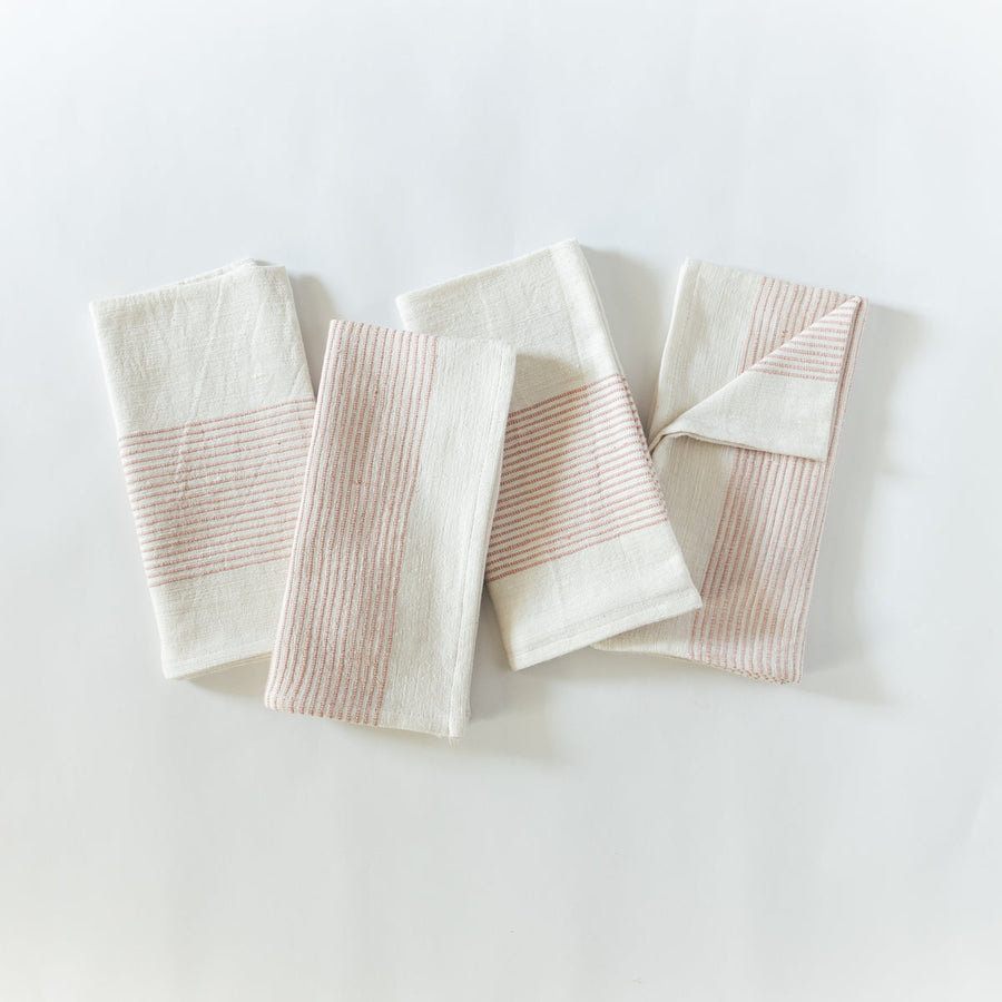 Riviera Cotton Napkins Blush Set of 4