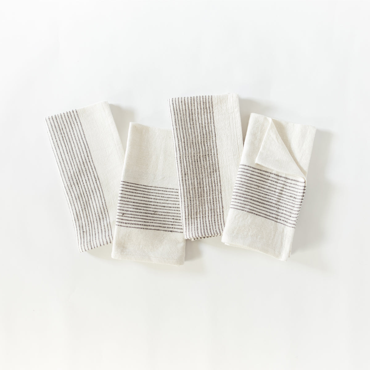 Riviera Cotton Napkins Grey Set of 4