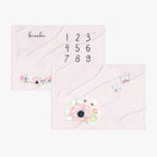 30 x 40 Personalized Name Baby Months Blanket Default Title