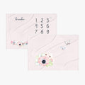 30 x 40 Personalized Name Baby Months Blanket Default Title