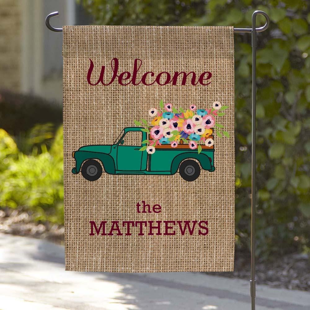 Personalized Welcome Garden Flag | Multiple Designs STYLE1
