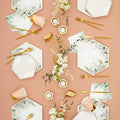 Secret Garden - White Botanicals Large Paper Plates