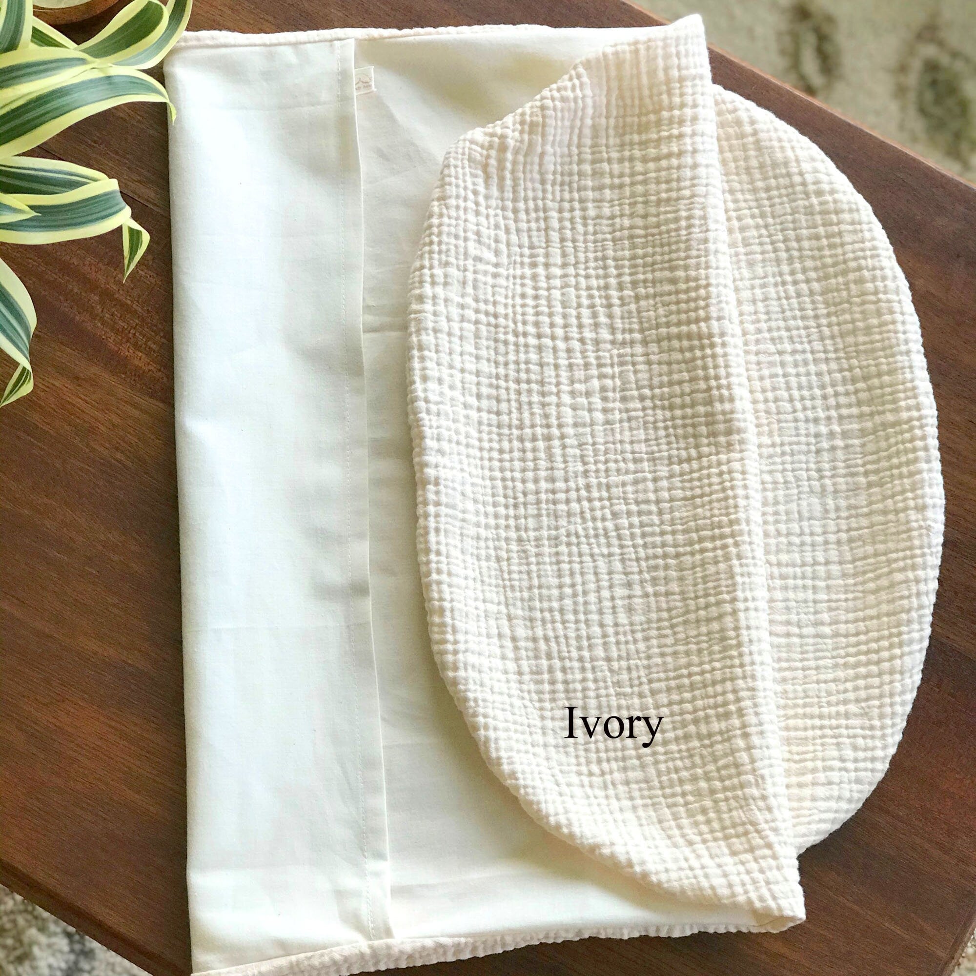 Snuggle Me Infant Lounger Slip Cover - Organic Cotton Double Gauze Secondary image